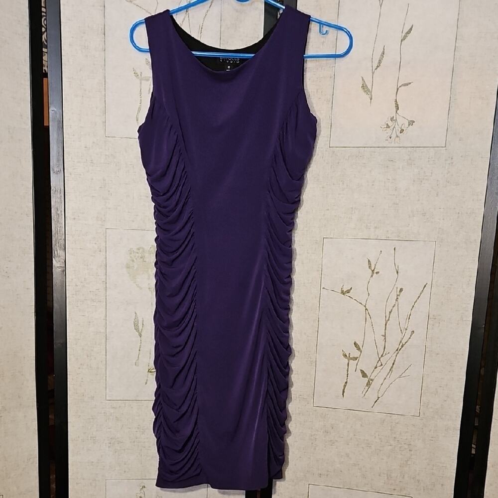 Enfocus Studio Purple Midi Dress